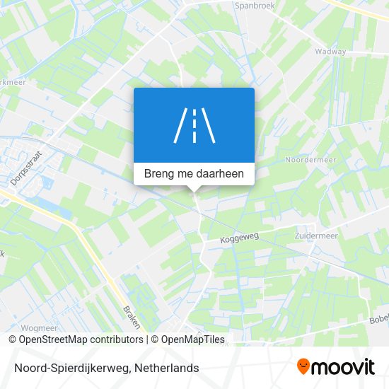 Noord-Spierdijkerweg kaart