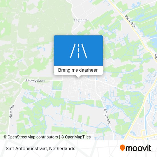 Sint Antoniusstraat kaart