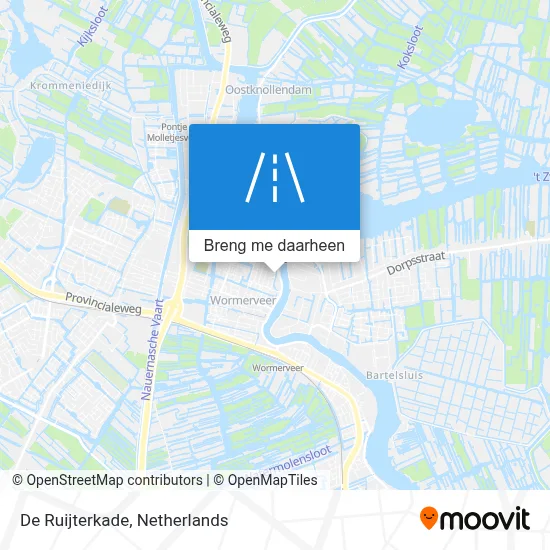 De Ruijterkade kaart