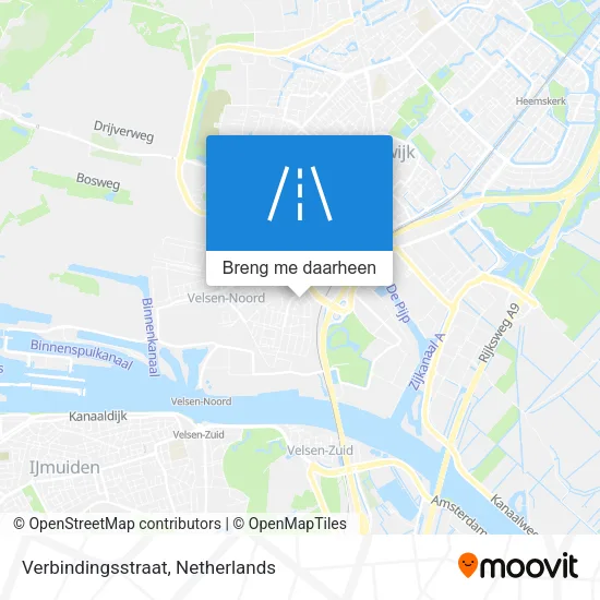 Verbindingsstraat kaart