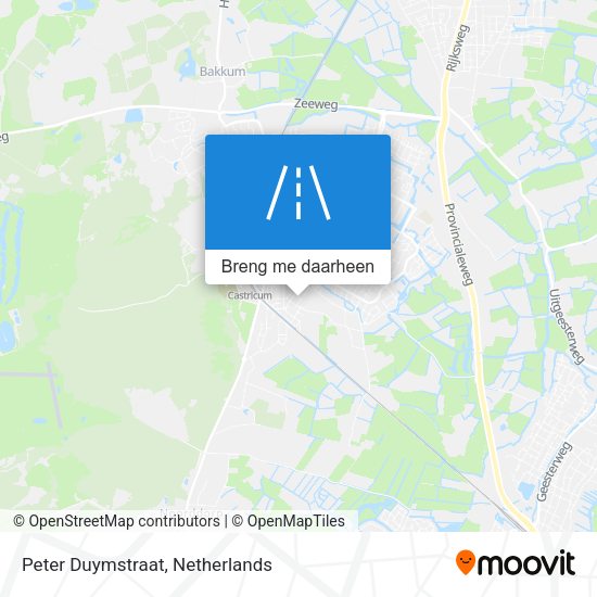 Peter Duymstraat kaart
