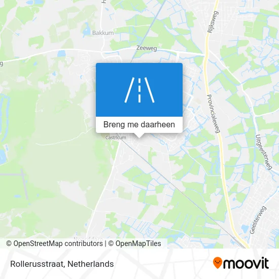 Rollerusstraat kaart