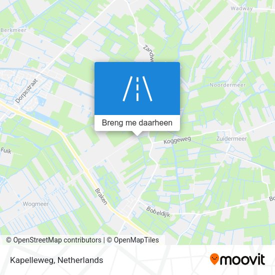 Kapelleweg kaart