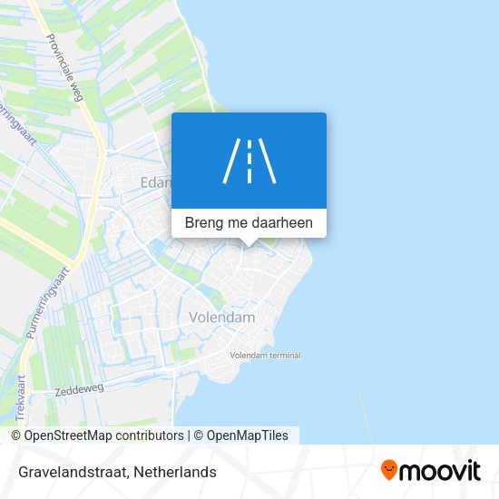 Gravelandstraat kaart