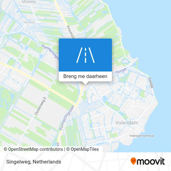 Singelweg kaart