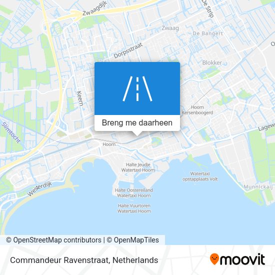 Commandeur Ravenstraat kaart