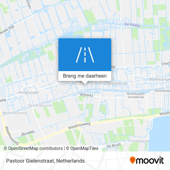 Pastoor Gielenstraat kaart