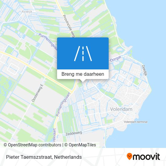 Pieter Taemszstraat kaart