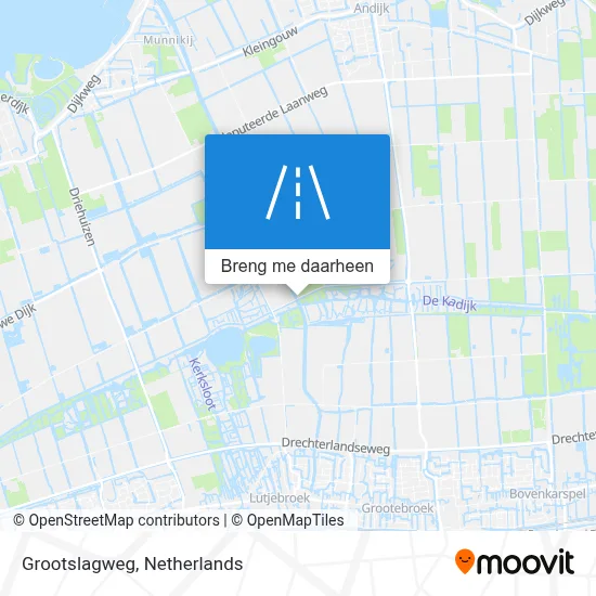Grootslagweg kaart