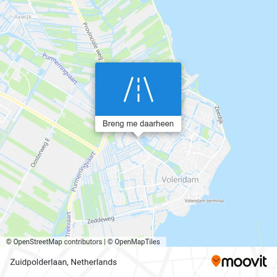 Zuidpolderlaan kaart
