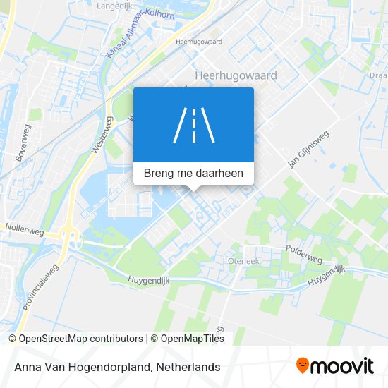 Anna Van Hogendorpland kaart