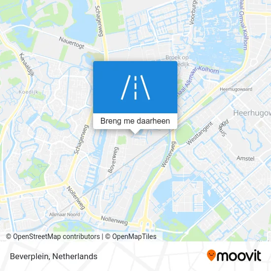 Beverplein kaart