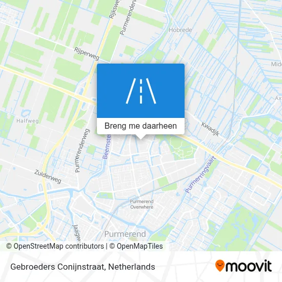 Gebroeders Conijnstraat kaart