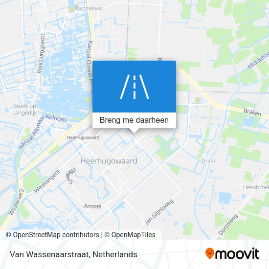 Van Wassenaarstraat kaart