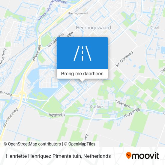 Henriëtte Henriquez Pimenteltuin kaart