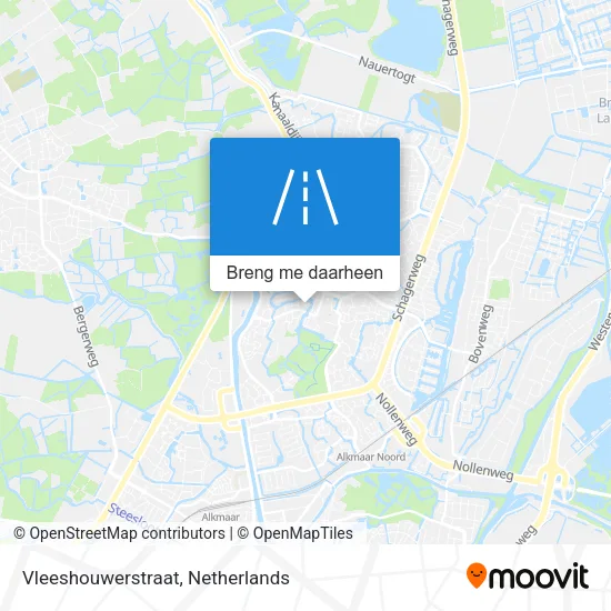 Vleeshouwerstraat kaart
