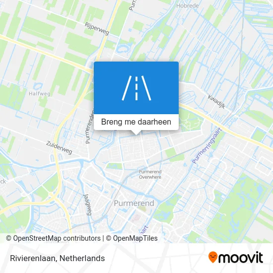 Rivierenlaan kaart