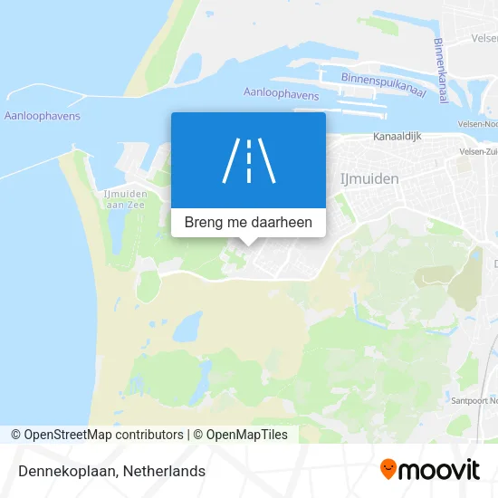 Dennekoplaan kaart