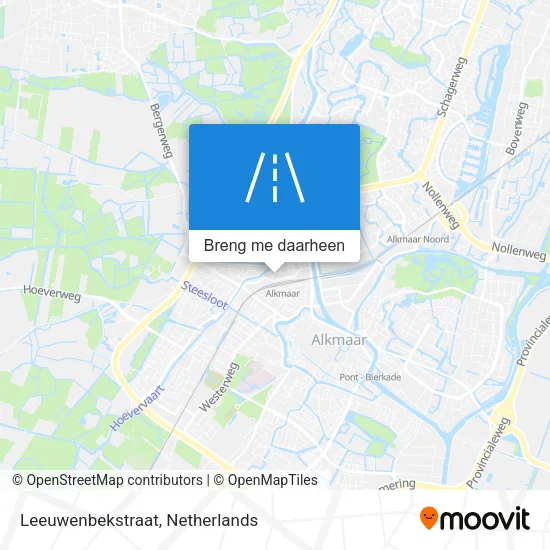 Leeuwenbekstraat kaart