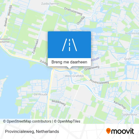 Provincialeweg kaart