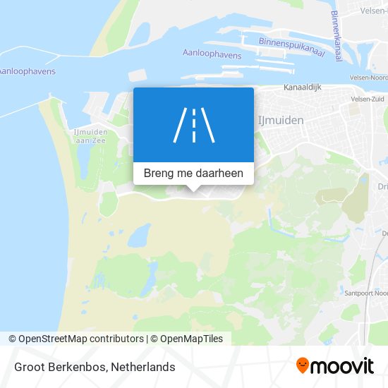 Groot Berkenbos kaart