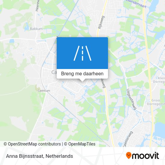 Anna Bijnsstraat kaart