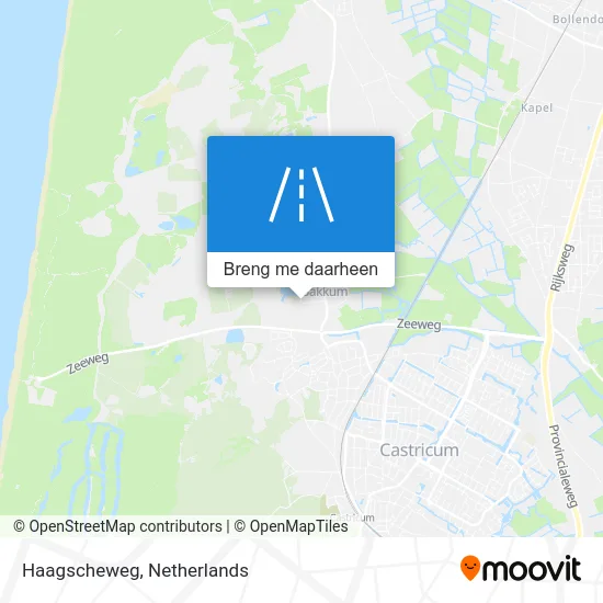 Haagscheweg kaart
