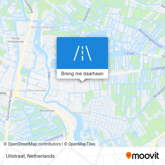 Uilstraat kaart