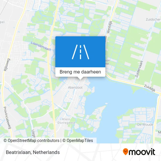 Beatrixlaan kaart