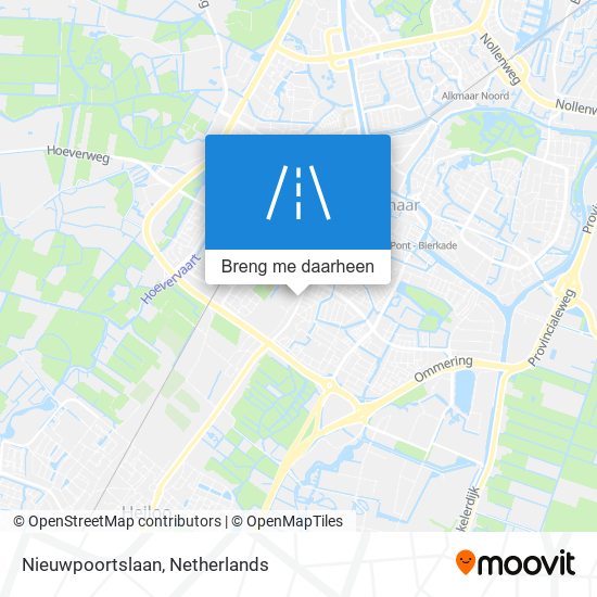 Nieuwpoortslaan kaart