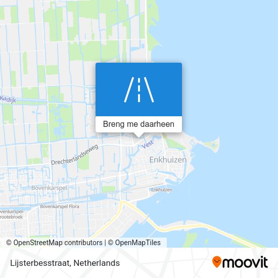 Lijsterbesstraat kaart