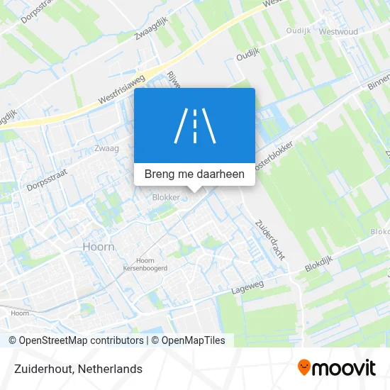 Zuiderhout kaart