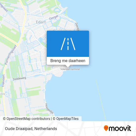 Oude Draaipad kaart
