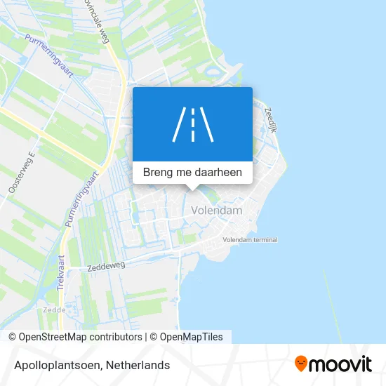 Apolloplantsoen kaart