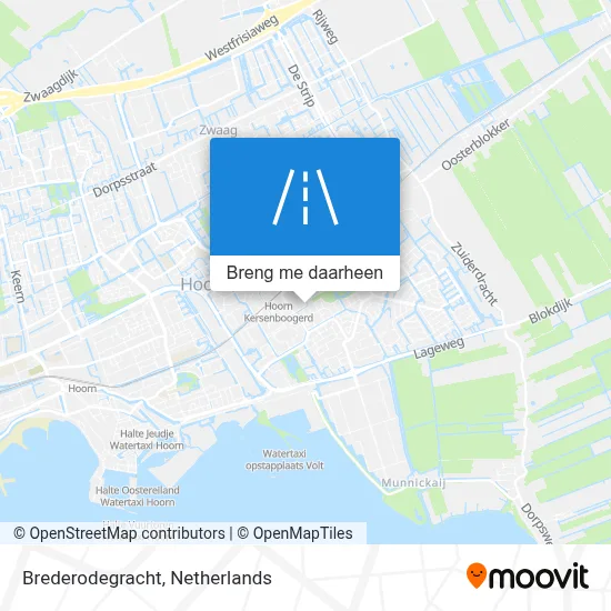 Brederodegracht kaart