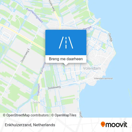 Enkhuizerzand kaart