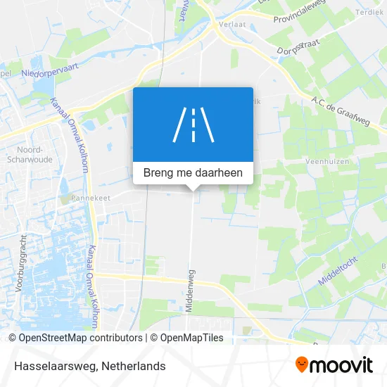Hasselaarsweg kaart