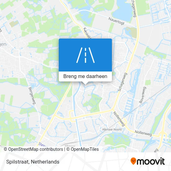 Spilstraat kaart