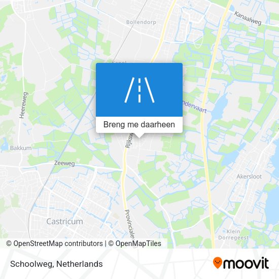 Schoolweg kaart