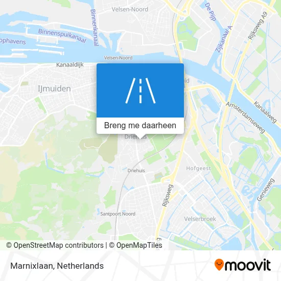 Marnixlaan kaart