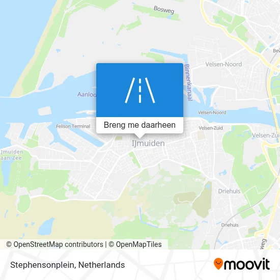 Stephensonplein kaart