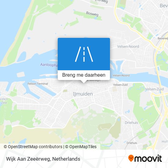 Wijk Aan Zeeërweg kaart