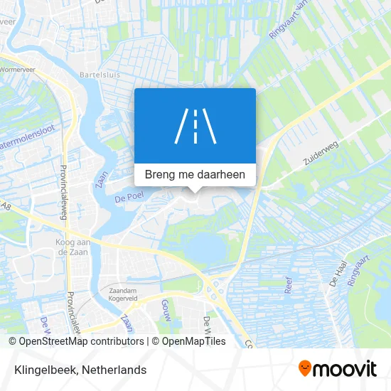 Klingelbeek kaart