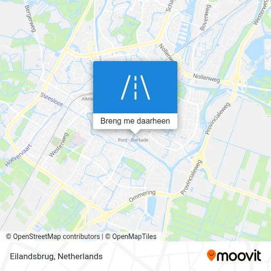 Eilandsbrug kaart