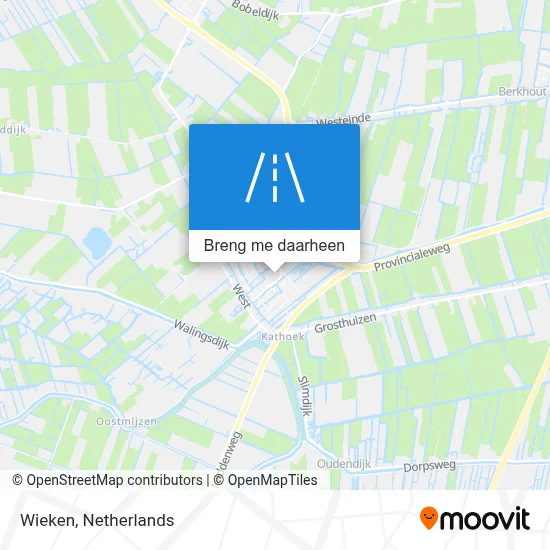 Wieken kaart