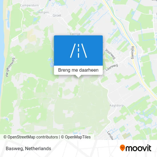 Basweg kaart