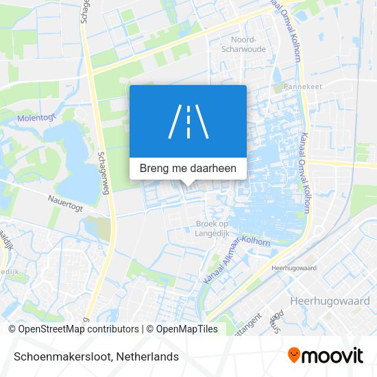 Schoenmakersloot kaart