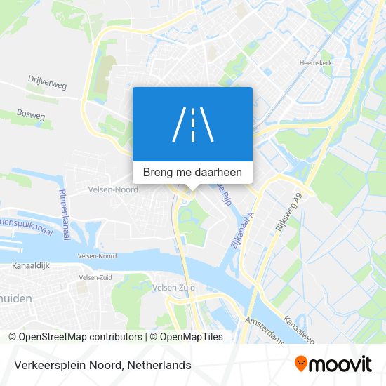 Verkeersplein Noord kaart