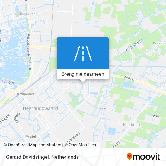 Gerard Davidsingel kaart