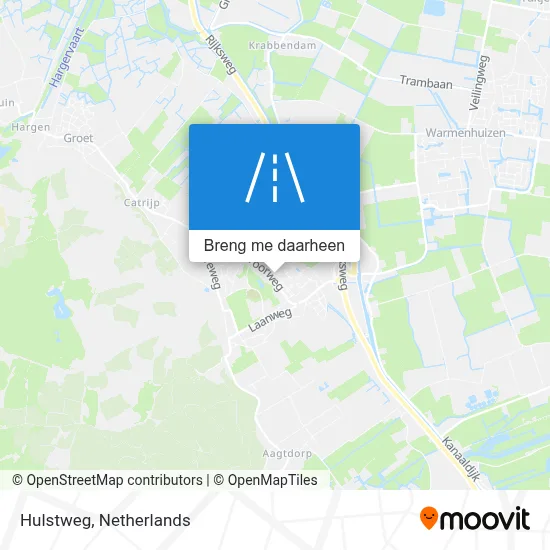 Hulstweg kaart